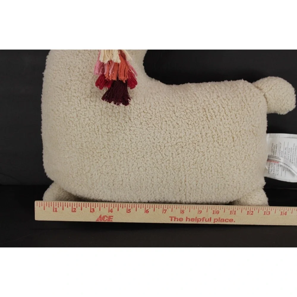 Alpaca Accent‎ Throw Pillow 14 x 18 Décorative Fuzzy Soft Urban Outfitters